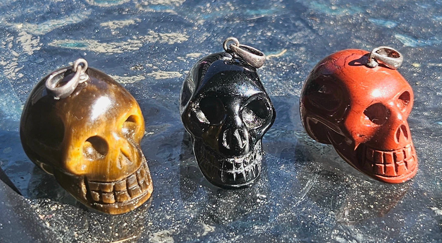 Crystal Skull Pendants