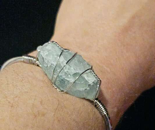 Green Fluorite Bangle