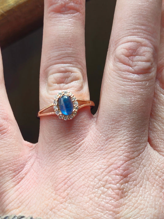 Blue Kyanite Ring