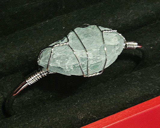 Green Fluorite Bangle