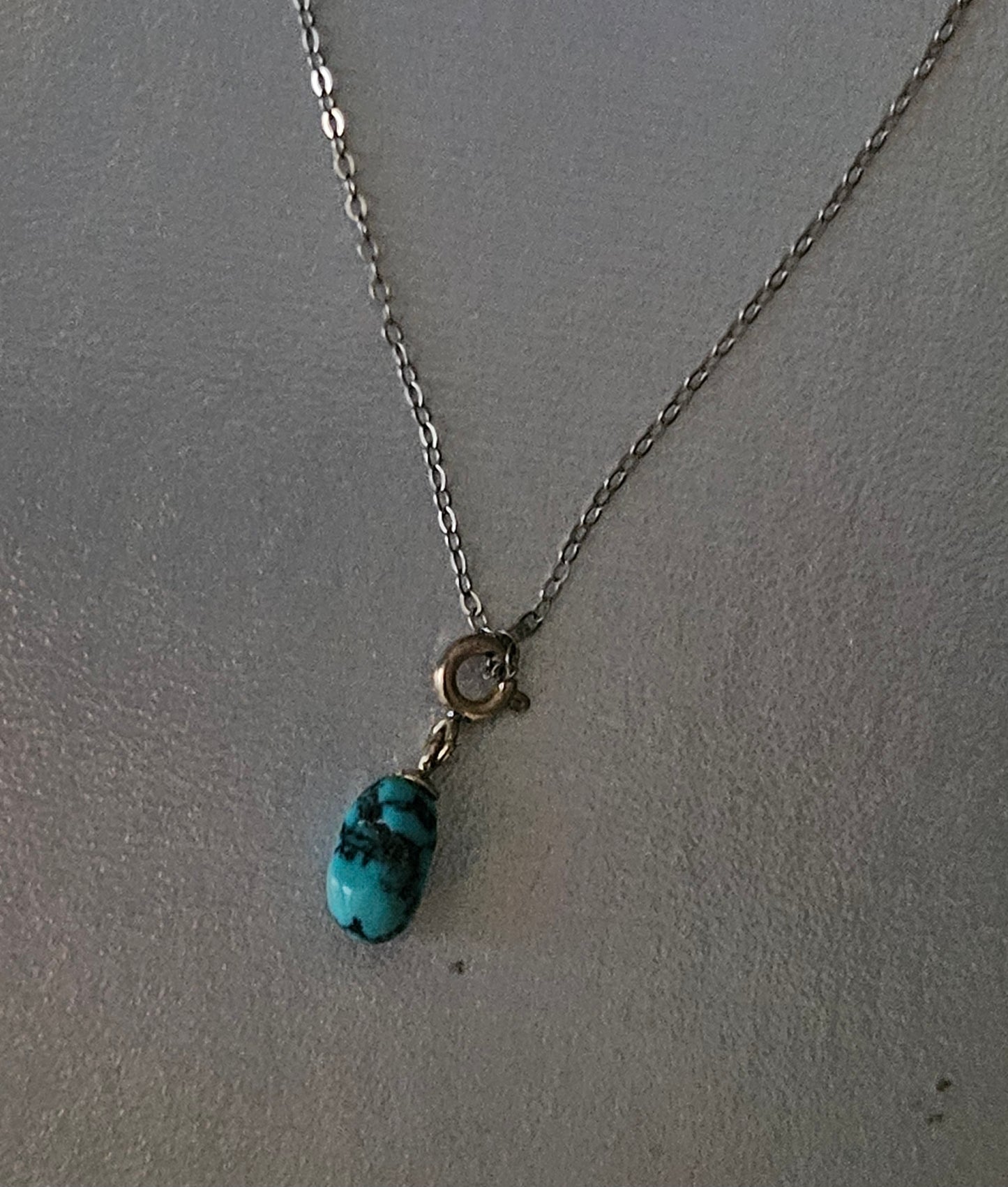 Mini Turquoise Charm Necklace